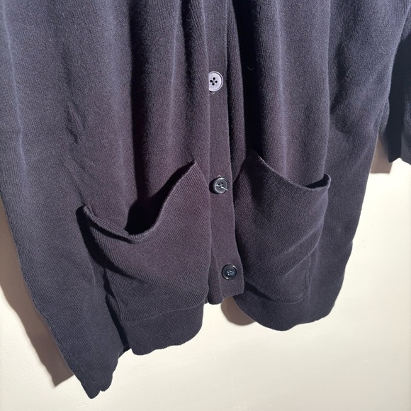 Vintage DKNY Petite Cotton Blend Cardigan - Picture 5 of 6